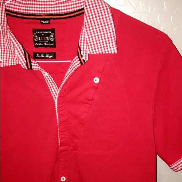 Red & Gingham Polo - Picture 3 of 3